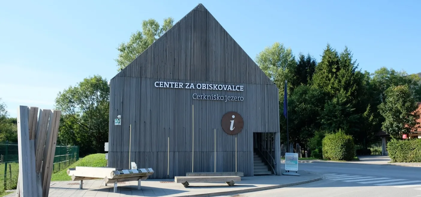 Visitor Center Lake Cerknica in Dolenje Jezero.
